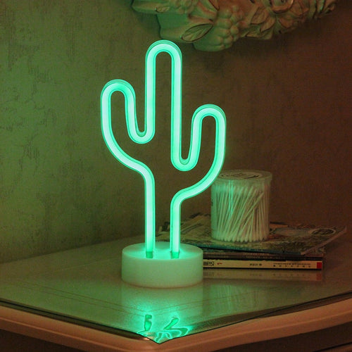 Night Light Bedroom Cactus