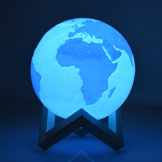 Rambery 3D Print LED Earth lamp